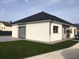 Maison contemporaine 4 pans – Maîtrise d’œuvre Immo Conceptions – Haute-Saône