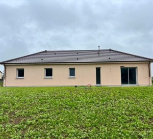 Maison contemporaine en L 4 pans – Maîtrise d’œuvre Immo Conceptions – Lure - Haute-Saône